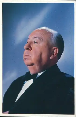 Ak Filmregisseur Alfred Hitchcock