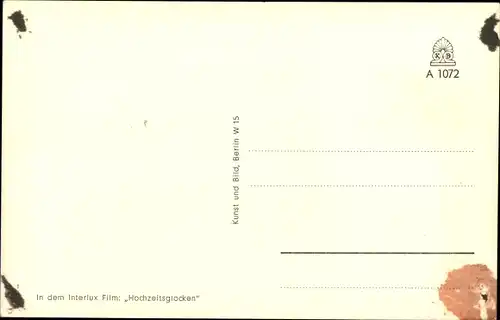 Ak Schauspieler Erwin Strahl, Portrait, Autogramm, Hochzeitsglocken