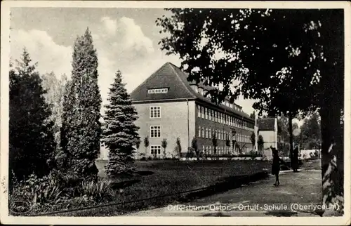 Ak Szczytno Ortelsburg Ostpreußen, Ortulf-Schule, Oberlyzeum