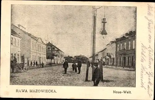 Ak Rawa Mazowiecka Polen, Neue Welt