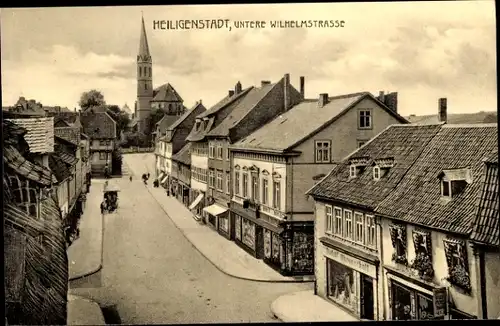 Ak Heilbad Heiligenstadt Eichsfeld Thüringen, Untere Wilhelmstraße