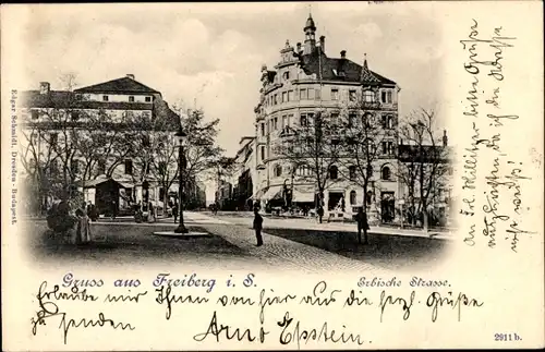 Ak Freiberg in Sachsen, Erbische Straße