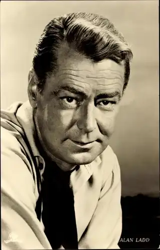 Ak Schauspieler Alan Ladd, Portrait