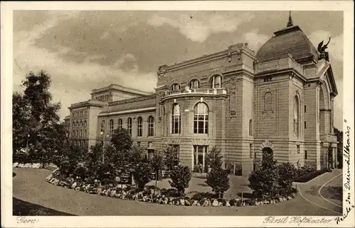 Ak Gera Thüringen, Fürstliches Hoftheater