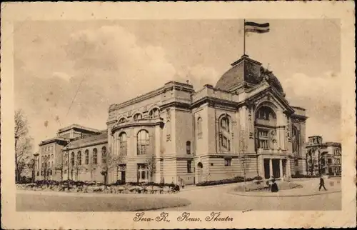 Ak Gera Thüringen, Reussisches Theater