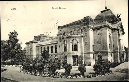 Ak Gera in Thüringen, Fürstliches Theater