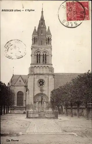 Ak Bresles Oise, l'Eglise