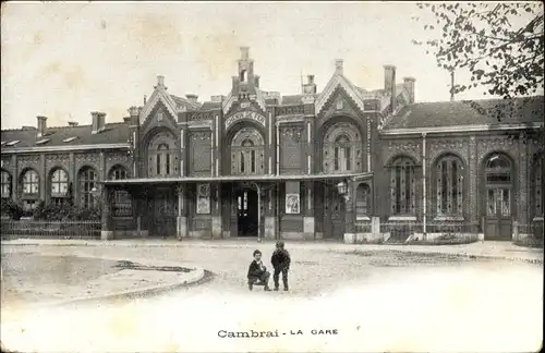 Ak Cambrai Nord, Bahnhof
