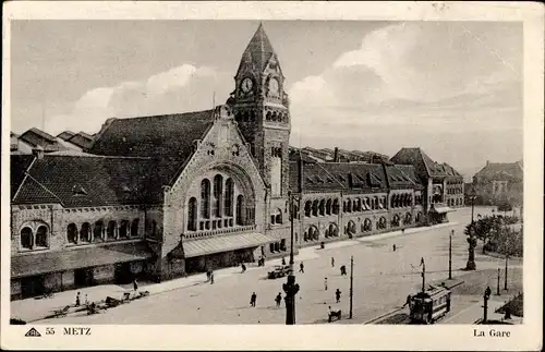 Ak Metz-Moselle, Gare