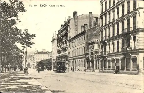 Ak Lyon Rhône, Cours du Midi