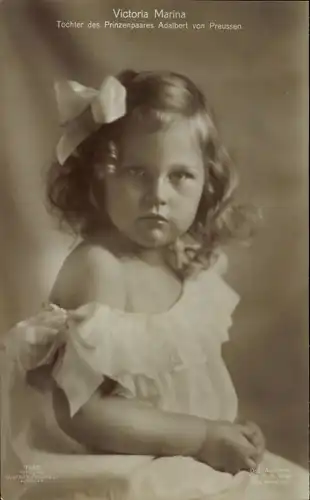 Ak Prinzessin Victoria Marina, Tochter des Prinzenpaares Adalbert von Preußen