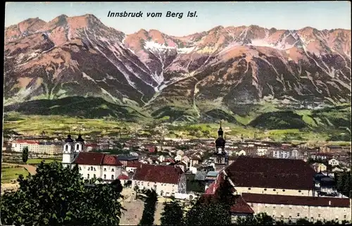 Ak Innsbruck in Tirol, Berg Isl, Ortsansicht