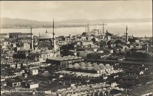 Ak Konstantinopel Istanbul Türkiye, Panorama, Moschee