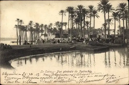 Ak Kairo Kairo Ägypten, Gesamtansicht von Bedrechen