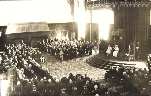 Foto Ak Den Haag, Königsfamilie, Opening der Staten Generaal, Ridderzaal