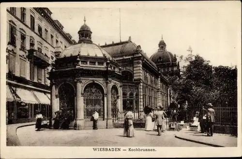 Ak Wiesbaden in Hessen, Kochbrunnen