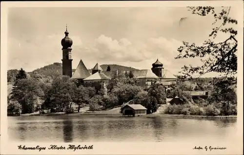Ak Höglwörth Anger im Rupertiwinkel Oberbayern, ehemaliges Kloster