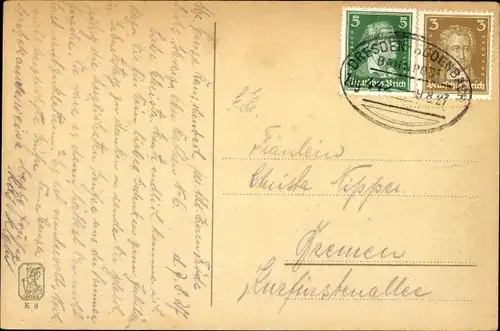 Ak Rathen an der Elbe Sächsische Schweiz, Teilansicht, Gamrig