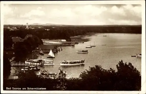 Ak Bad Saarow in der Mark, Scharmützelsee, Boote, Segelboote