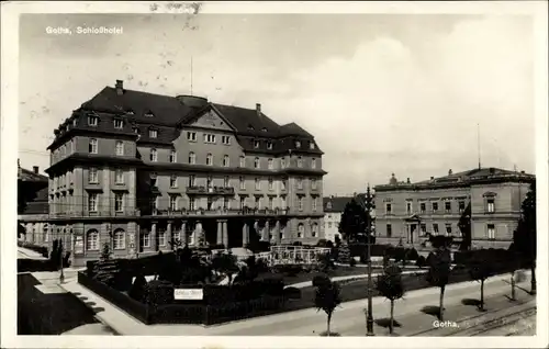 Ak Gotha in Thüringen, Schlosshotel