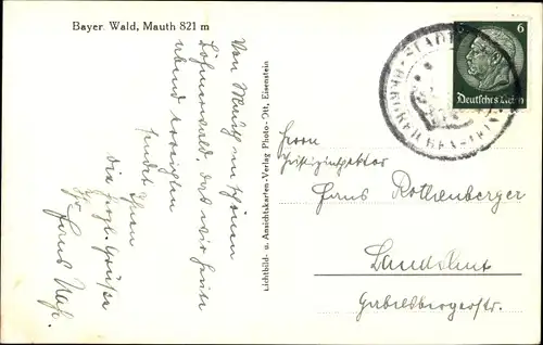 Ak Mauth in Bayern, Panorama