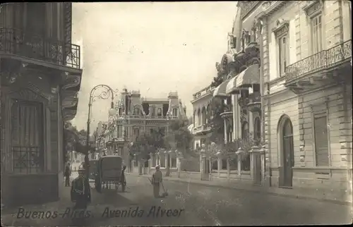 Ak Buenos Aires Argentinien, Avenida Alvear