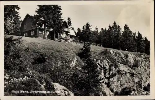 Ak Hohe Wand Niederösterreich, Hubertushaus