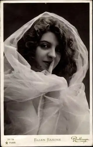 Ak Variete Künstlerin Ellen Baxone, Portrait