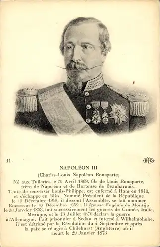 Ak Napoleon III., Charles-Louis Napoleon Bonaparte
