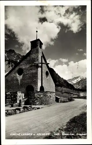 Ak Langen am Arlberg Vorarlberg, Kirche St. Theresia