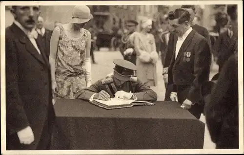 Ak Mons Wallonien Hennegau, Duc et de Duchesse de Brabant 1928