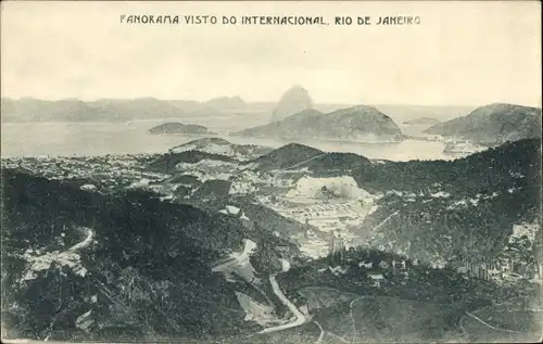 Ak Rio de Janeiro Brasilien, Panorama