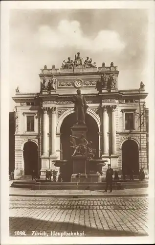Ak Zürich Stadt Schweiz, Hauptbahnhof