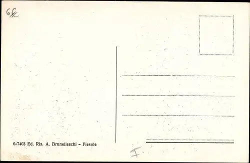 Ak Fiesole Toscana, Panorama
