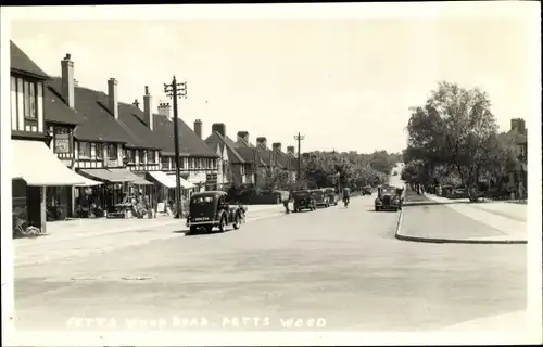 Ak Petts Wood Bromley London England, Straßenpartie