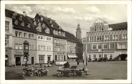 Ak Weimar in Thüringen, Markt, Hofapotheke