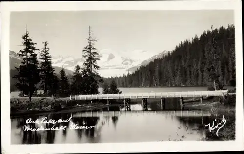 Ak Juneau Alaska USA, Auke Lake und Mendenhall Galcier