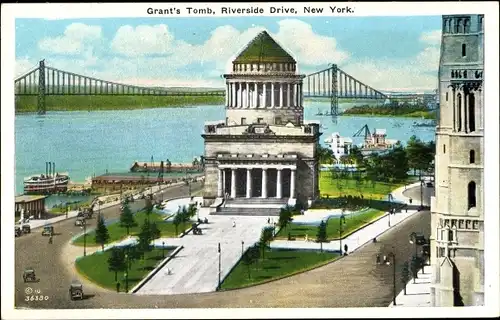 Ak Washington DC USA, Grant's Tomb, Riverside Drive