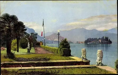 Ak Lago Maggiore Piemonte, Stresa, Nenke und Ostermaier Serie 190 Nr. 3255