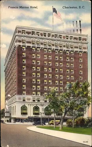 Ak Charleston South Carolina USA, Francis Marion Hotel