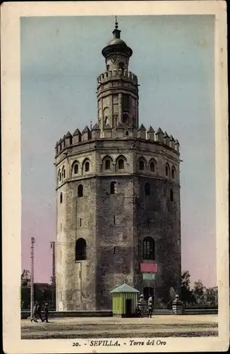 Ak Sevilla Andalusien, Torre del Oro