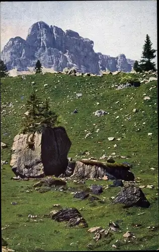 Ak Braunwald Kanton Glarus, Die Schweiz, Sommertage in Braunwald, Eggstöcke, Serie 105