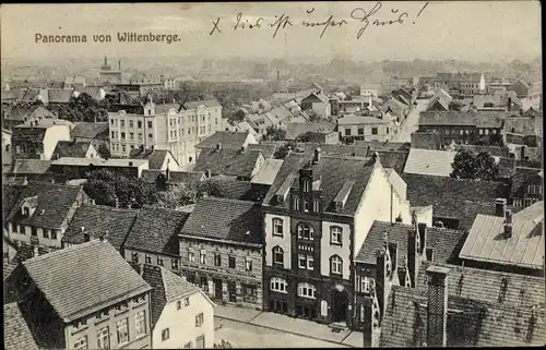 Ak Wittenberge an der Elbe Prignitz, Panorama