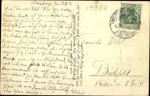 Ak Wittenberge an der Elbe Prignitz, Panorama