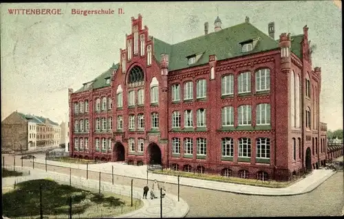 Ak Wittenberge an der Elbe Prignitz, Bürgerschule II