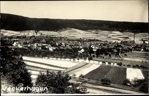 Foto Ak Veckerhagen Reinhardshagen Weser, Gesamtansicht