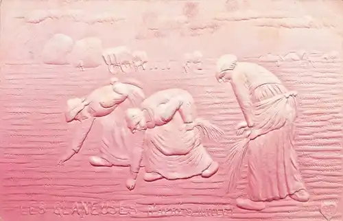 Präge Ak Les Glaneuses d'apres millet, Ernte, Getreidefeld