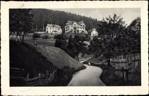 Ak Baiersbronn im Schwarzwald, Kurhaus Schönblick, Kriegererholungsheim, Württbg. Kriegerbund