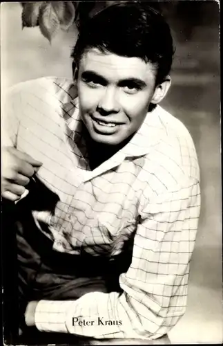 Ak Schauspieler Peter Kraus, Portrait