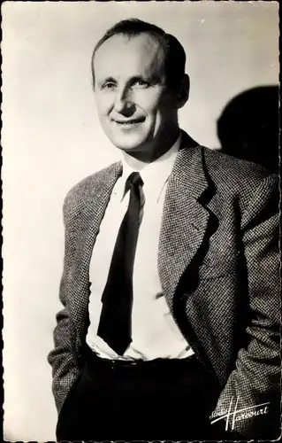 Ak Schauspieler Bourvil, Portrait